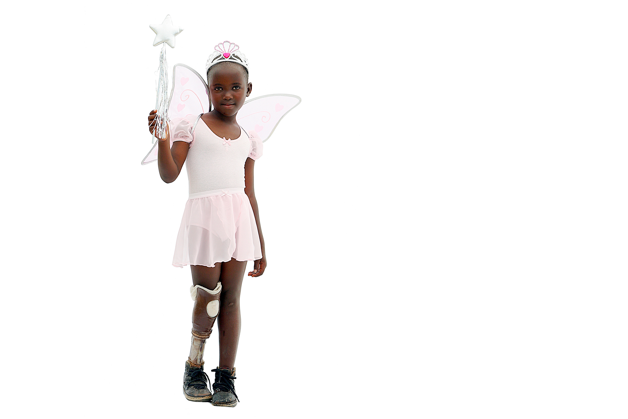 Alice met prothese geportretteerd door Monique Velzeboer (2003)