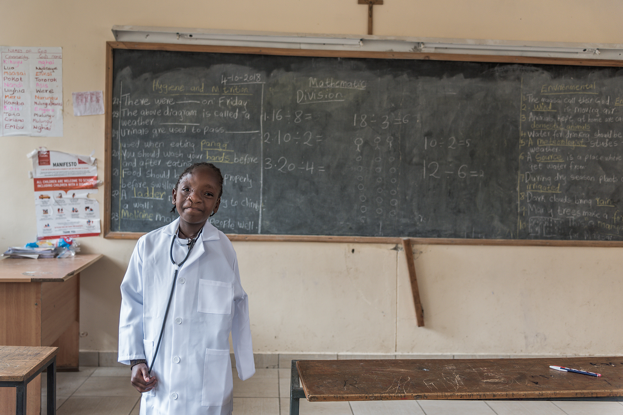 Celestine in doktersjas