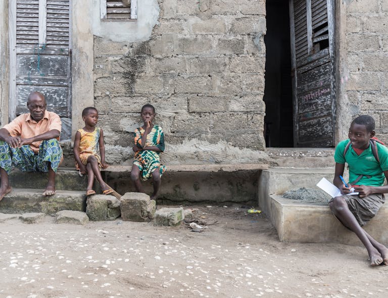 Venace met handicap uit Benin