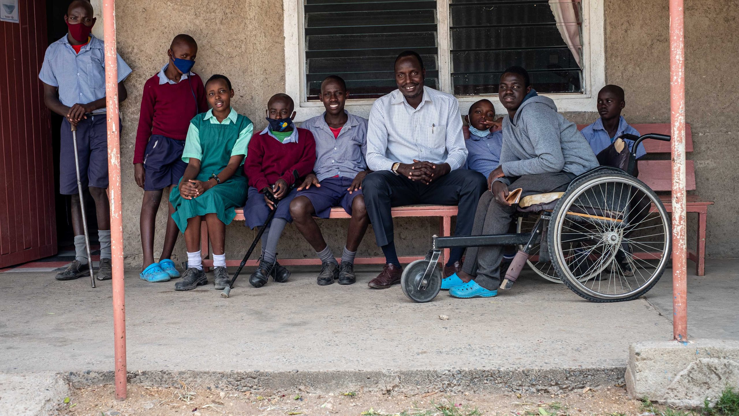 Sempeta met klasgenoten