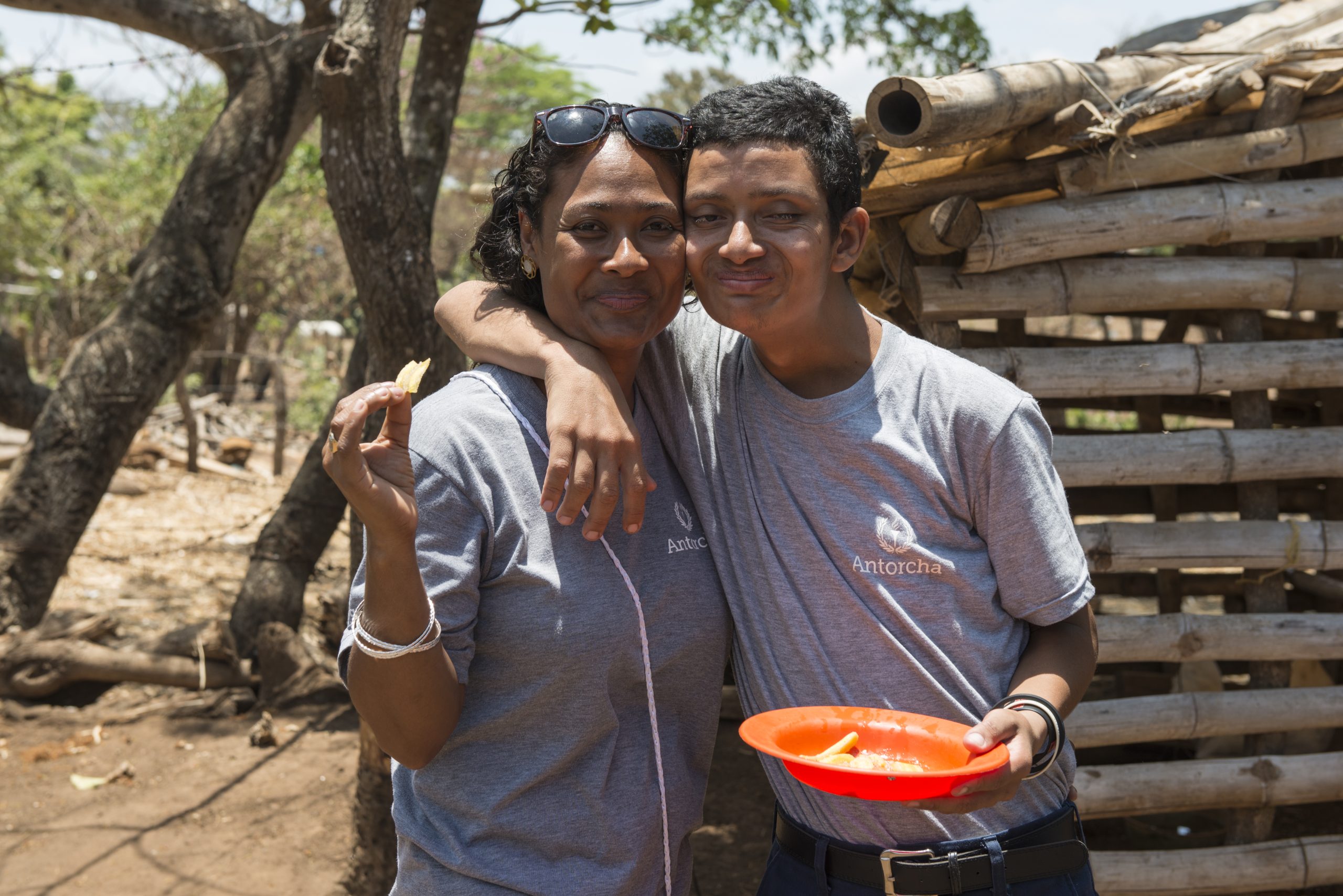Louis en zijn moeder