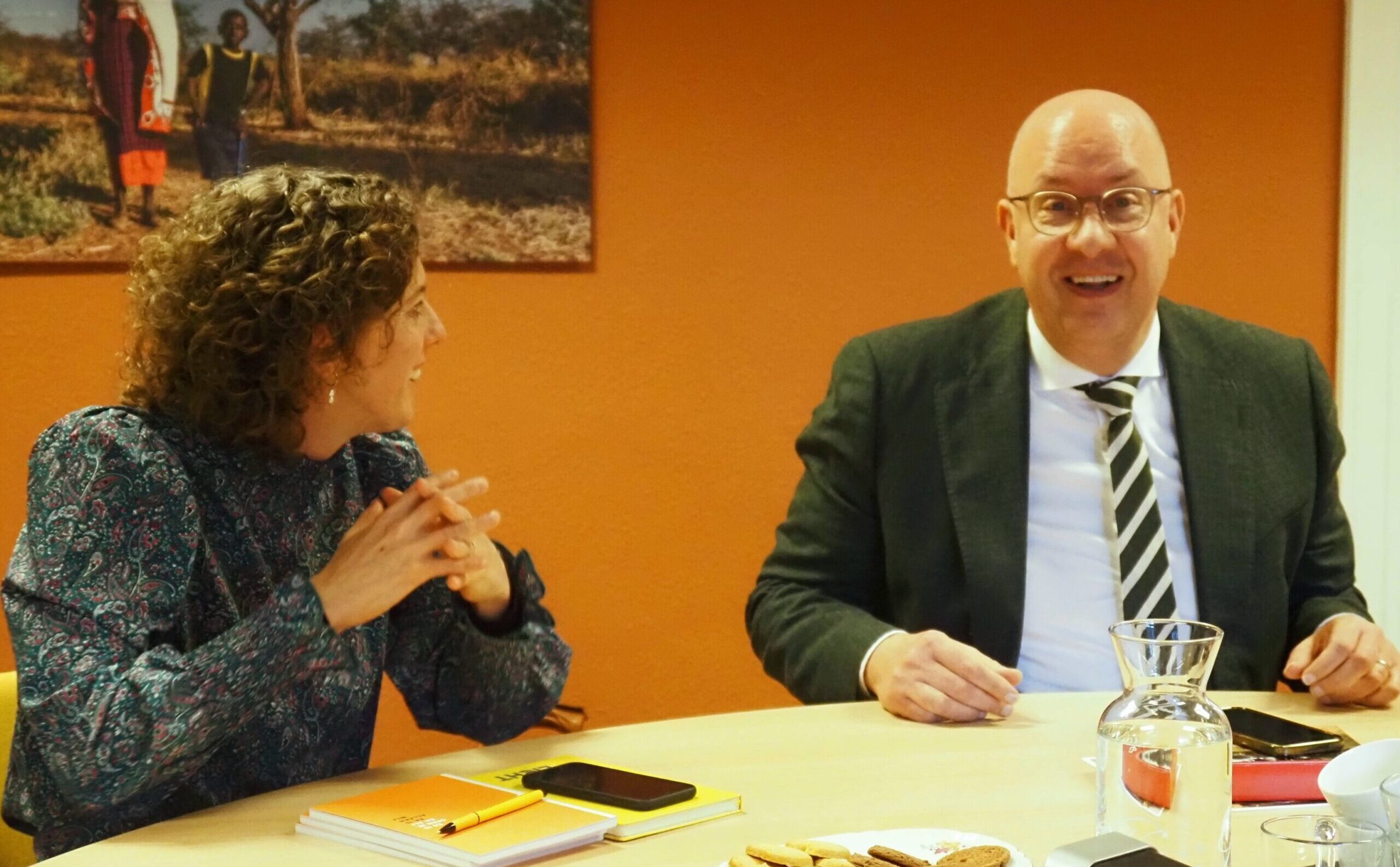 Jack Mikkers bij het Liliane Fonds