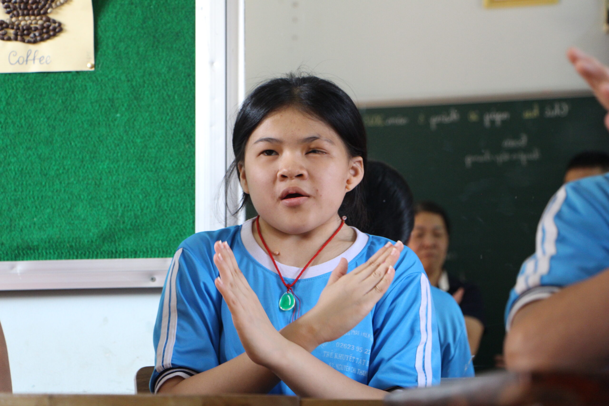 Doof meisje krijgt SRGR-voorlichting