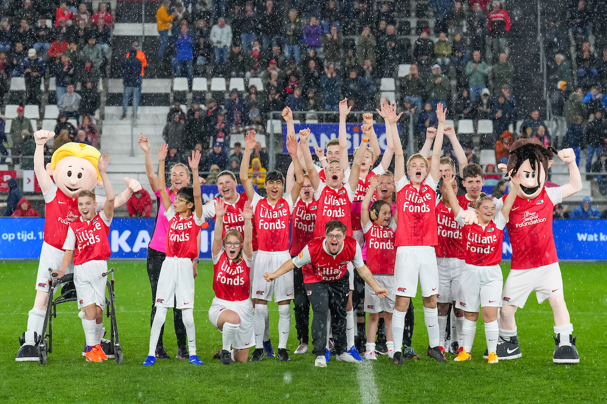 G-voetballers AZ Alkmaar presenteren zich