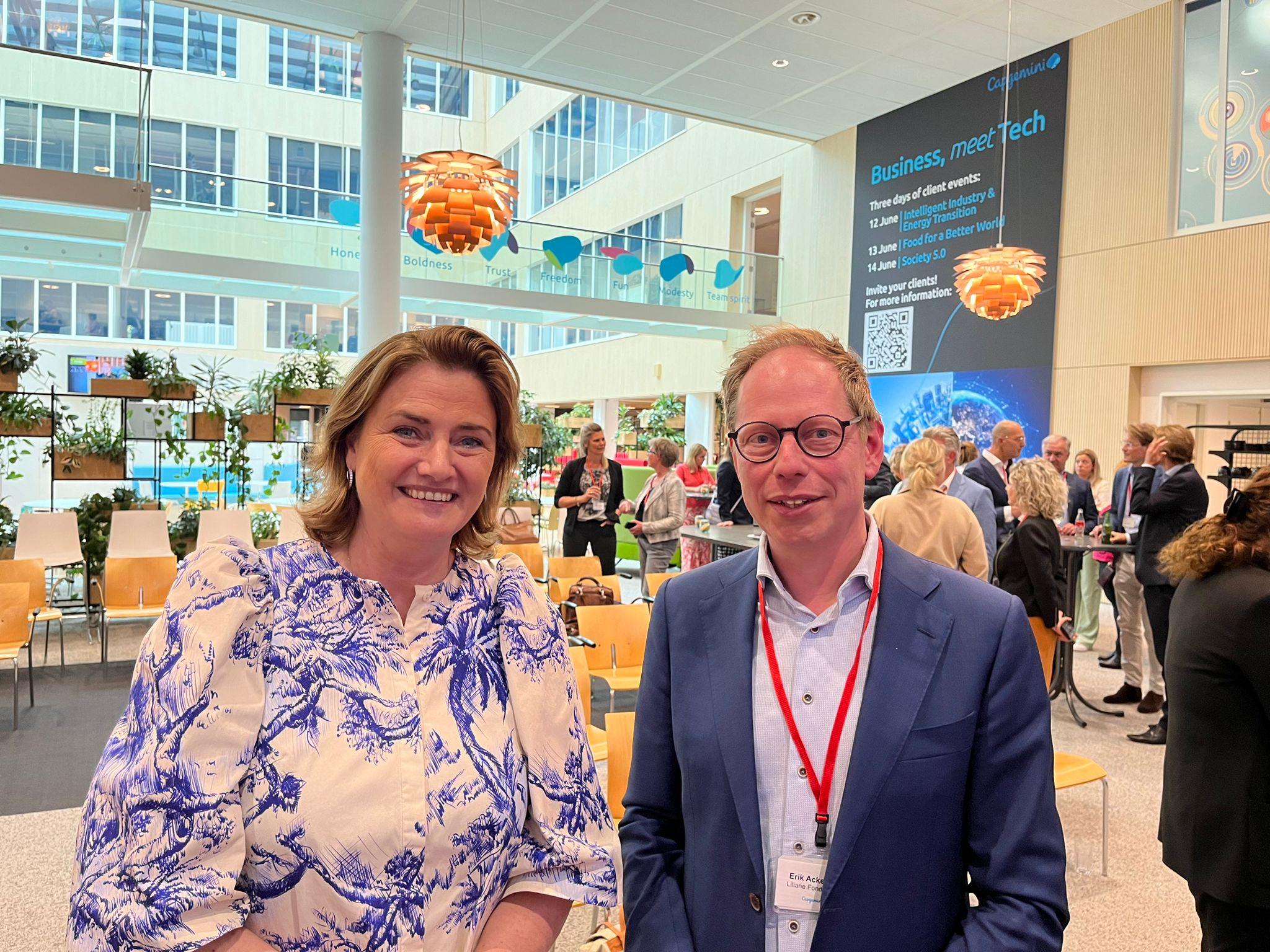 Karien van Gennip en Erik Ackerman