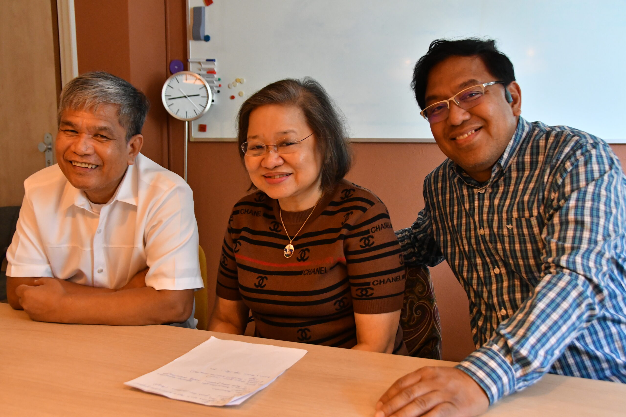 Ranilo Sorongon, Alexis Reyes en Eric Raborar