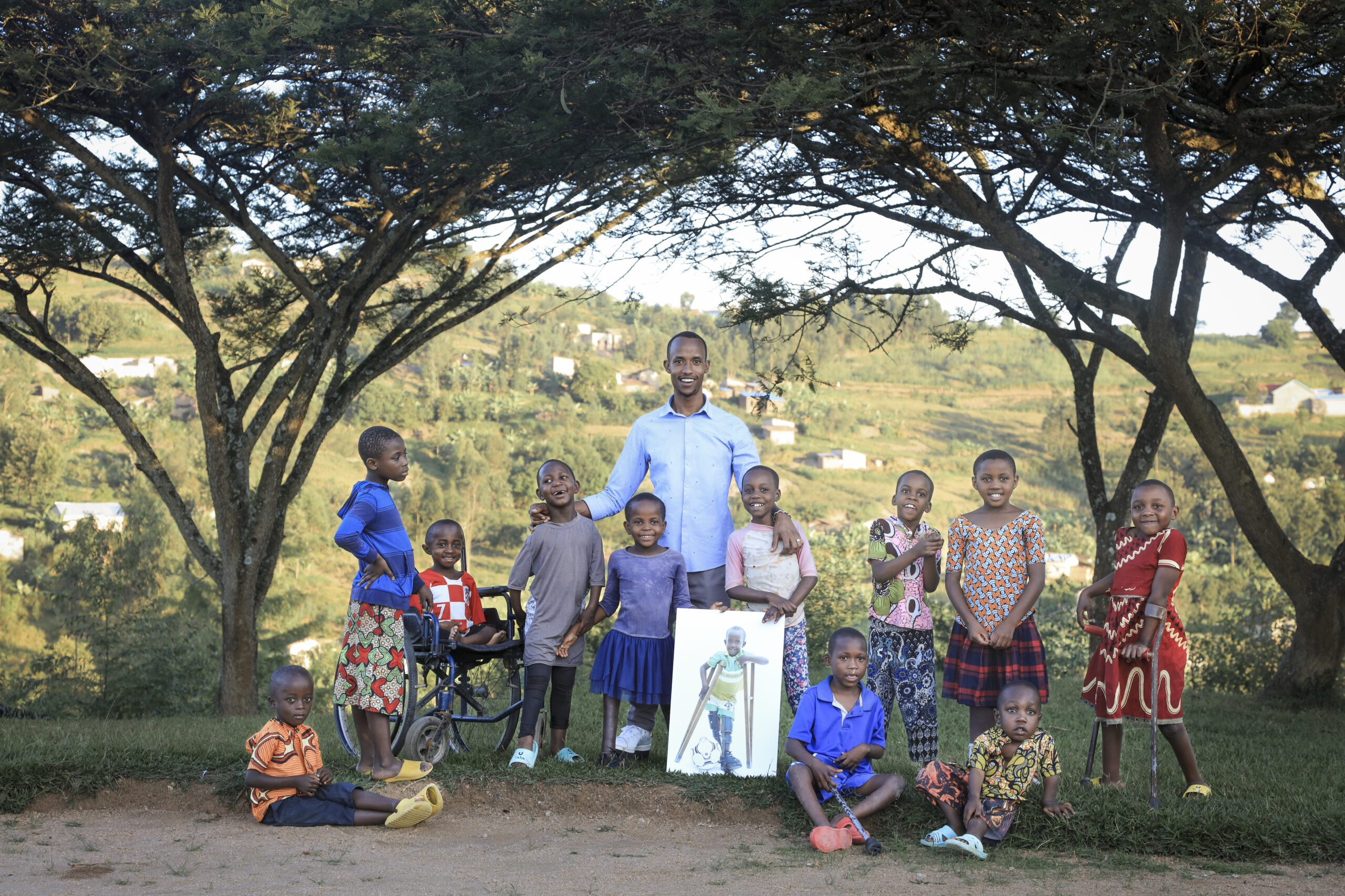 Jean D’Amour Ndahiro groepsfoto