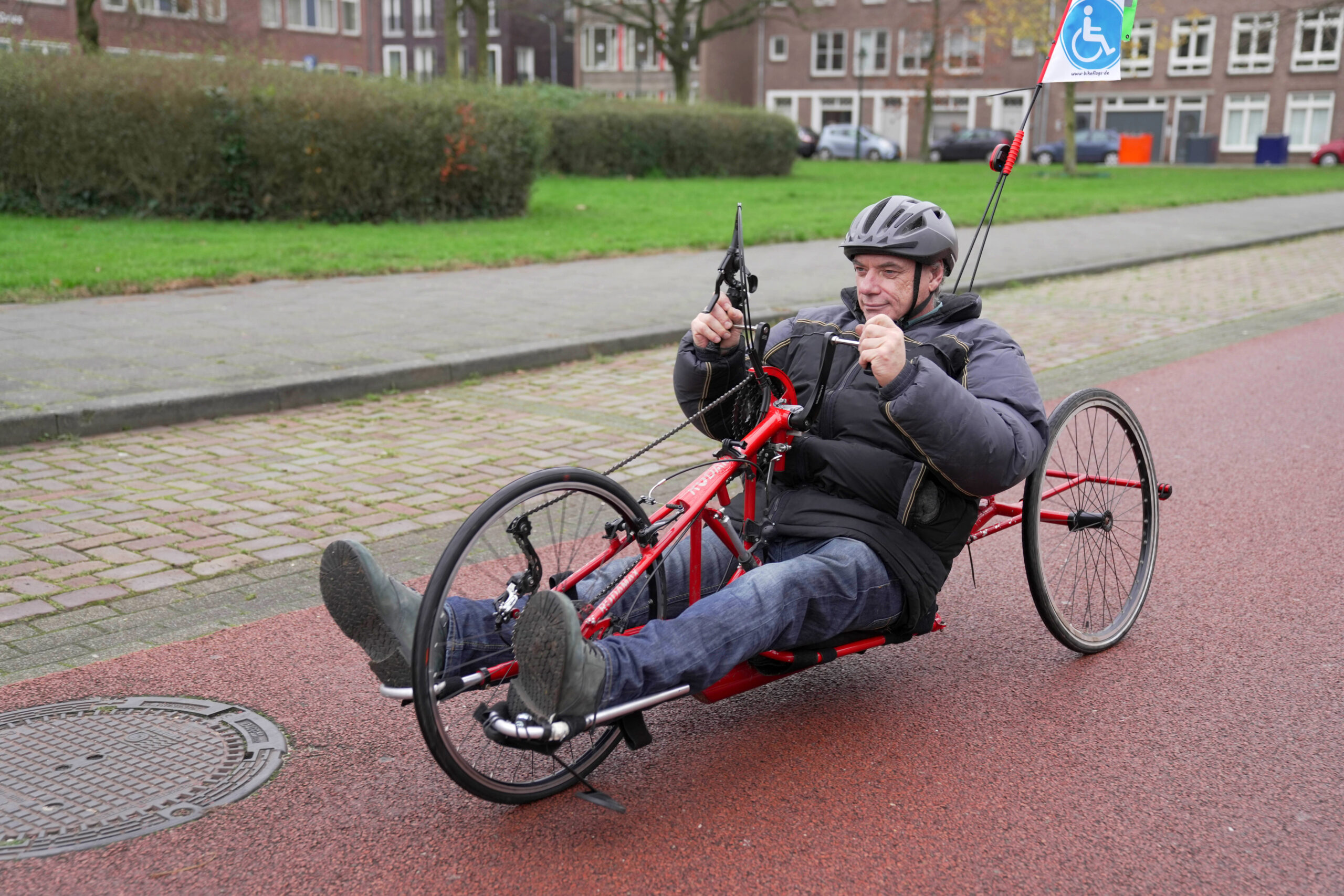 Alessandro Bistolfi met handbike