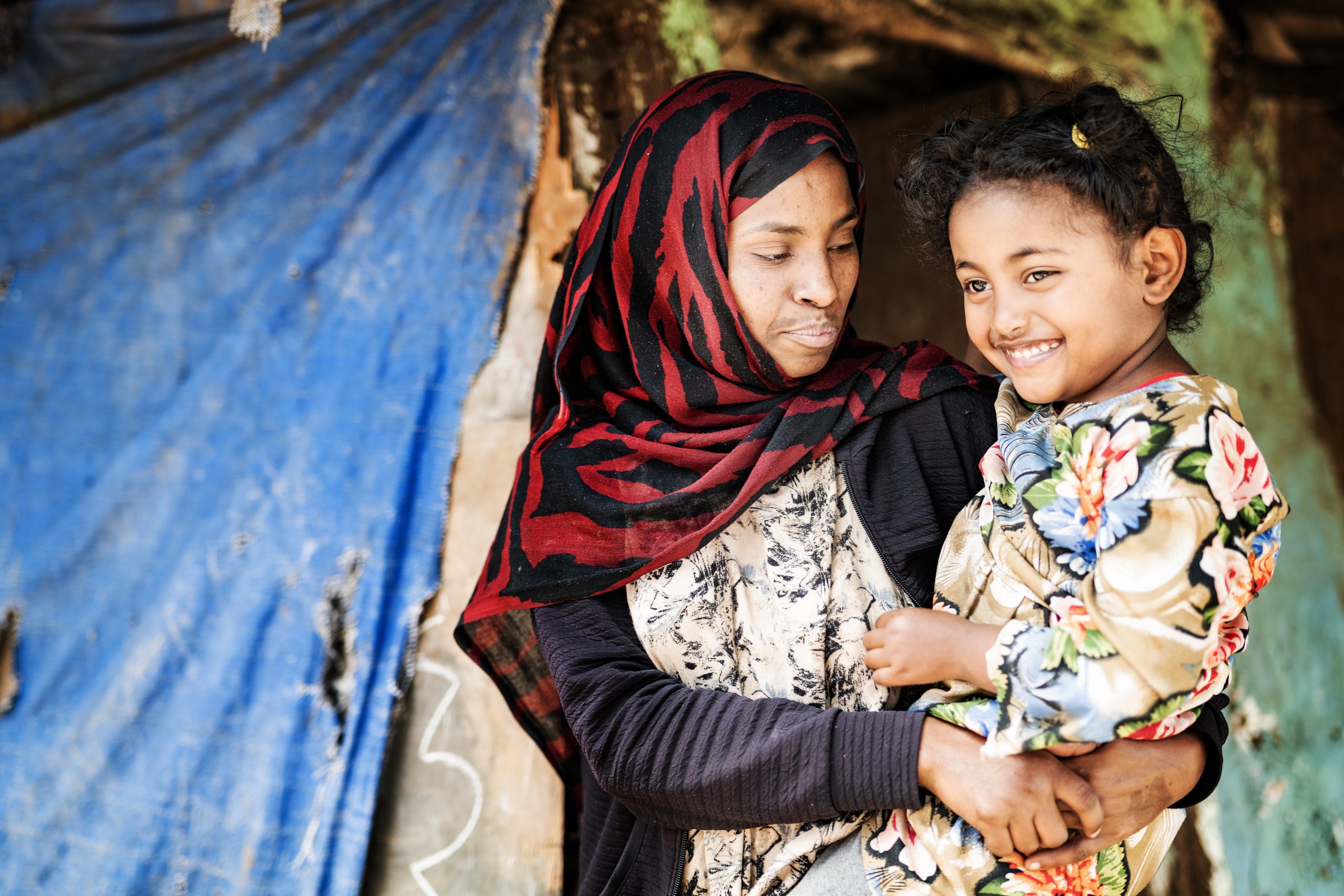 Hassenat met haar mama