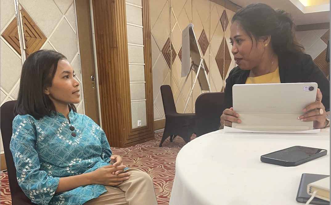 Ice tijdens de Theory of Change workshop