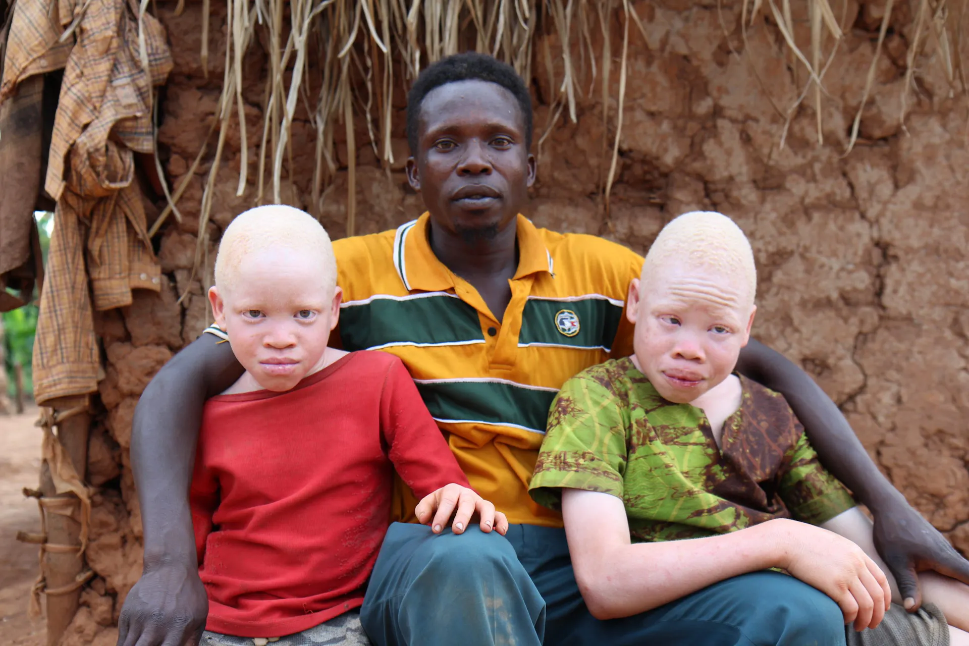 ricky en lyton samen met vader